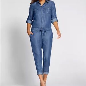 Gabrielle Union NY and Company Denim Jumpsuit